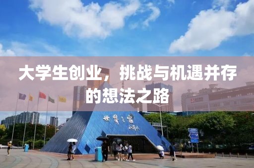 大学生创业，挑战与机遇并存的想法之路